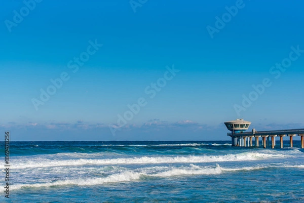 Obraz 해중전망대가 있는 연안