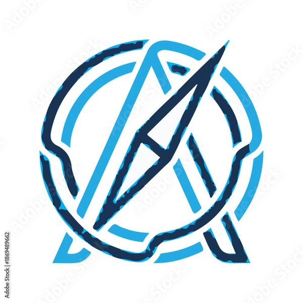 Fototapeta globe on a white background