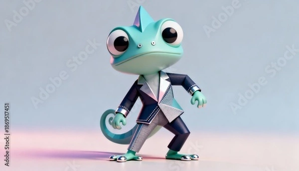 Obraz funny cartoon zombie