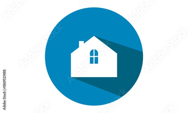 Obraz simple home building vector logo