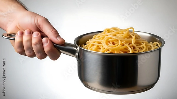 Obraz pasta in a pot
