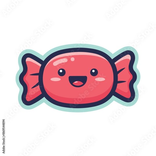Obraz Cute Cartoon Candy Illustration