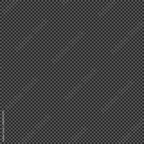 Obraz Dark Mode Black Transparent Checkerboard Pattern Template.