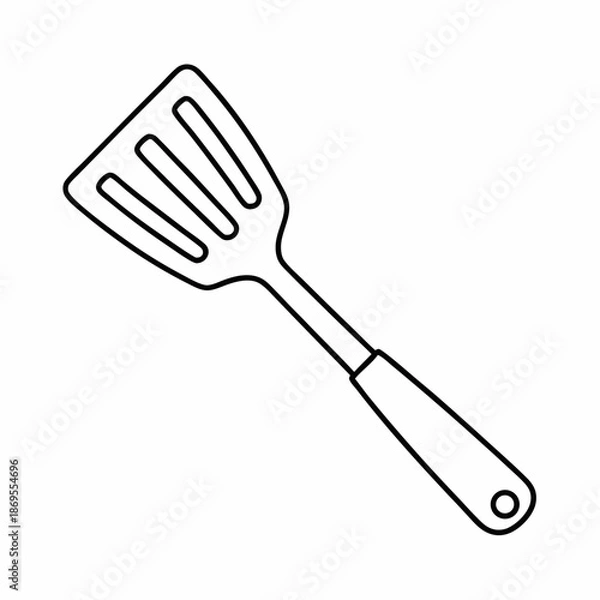 Fototapeta Kitchen Spatula Vector Illustration