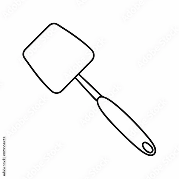 Fototapeta Kitchen Spatula Vector Illustration