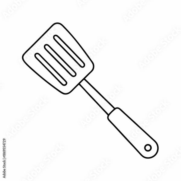 Fototapeta Kitchen Spatula Vector Illustration