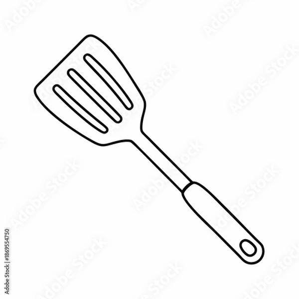 Fototapeta Kitchen Spatula Vector Illustration