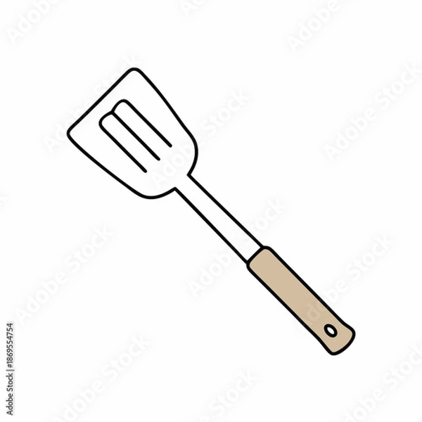 Fototapeta Kitchen Spatula Vector Illustration
