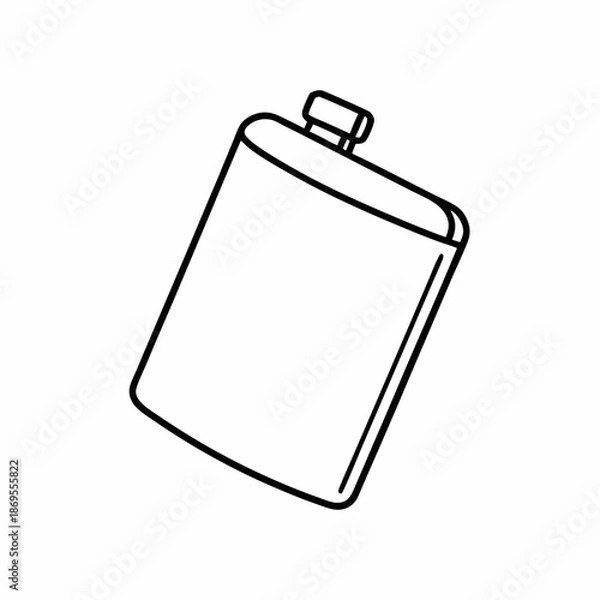 Fototapeta Laboratory Flask Vector Illustration