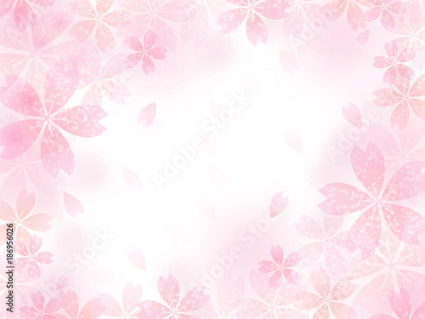 Fototapeta 桜　春　花　背景