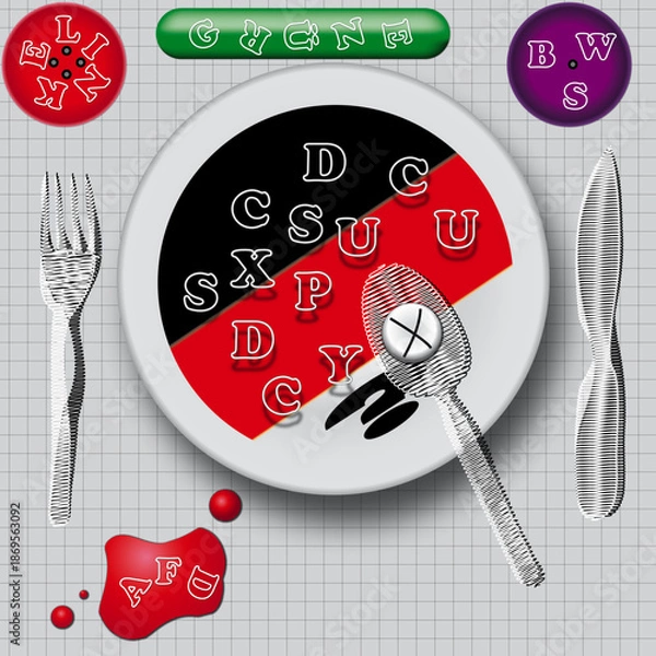 Obraz Mahlzeit Parteien 8