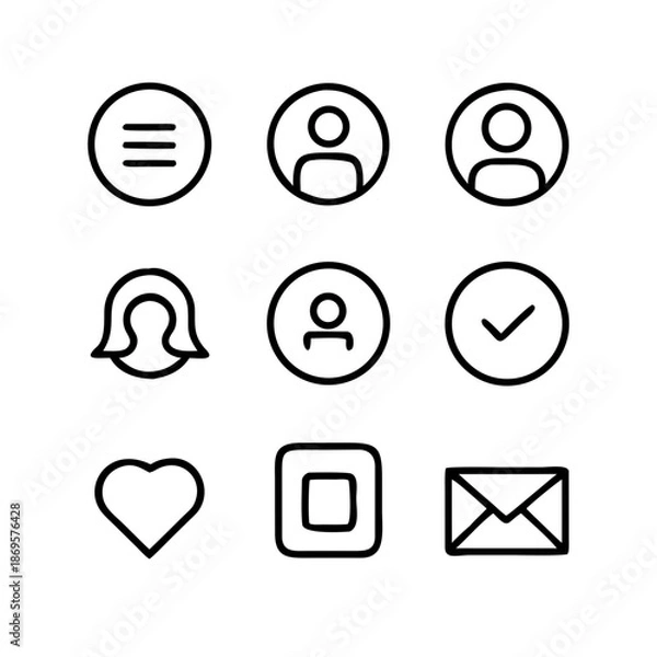 Obraz pack, bundle, simple, clean, abstract, concept, library, workflow, menu