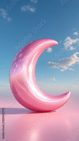 Obraz Moon shaped inflatable toy	
