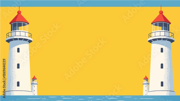 Fototapeta Beach themed poster background