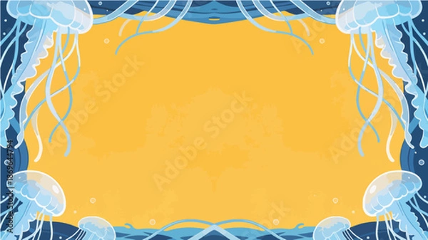 Fototapeta Beach themed poster background
