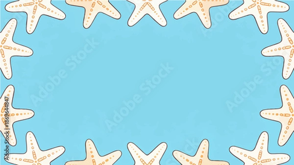 Fototapeta Beach themed poster background