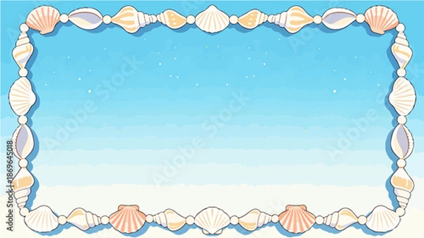 Fototapeta Beach themed poster background