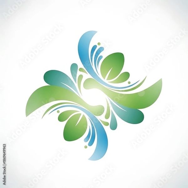 Obraz Floral-inspired elegant design 