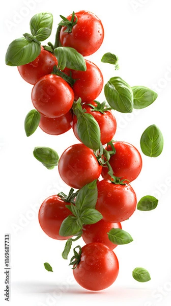 Obraz tomato and basil	
