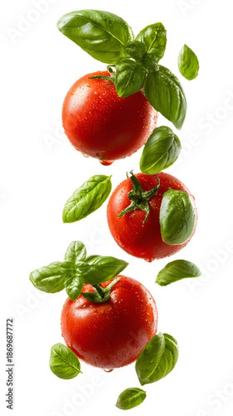 Obraz tomato and basil	

