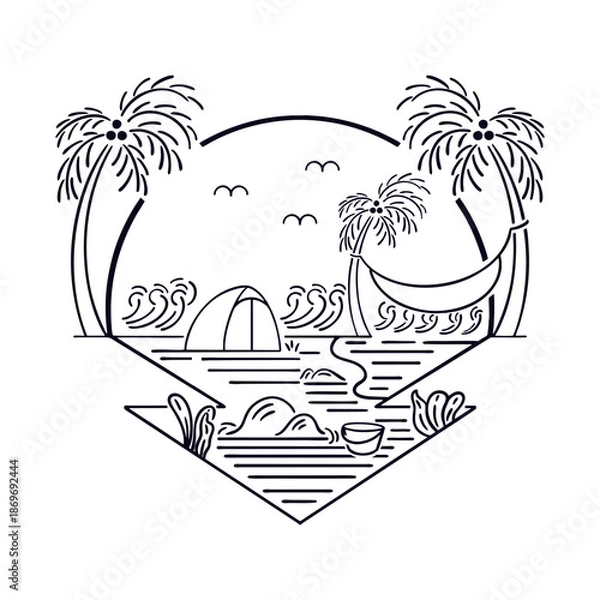 Obraz Camping in Heaven