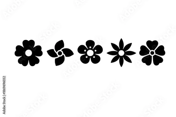 Obraz Simple Flower Design Elements