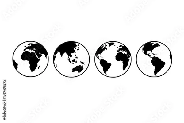 Obraz Simple World Globe Design