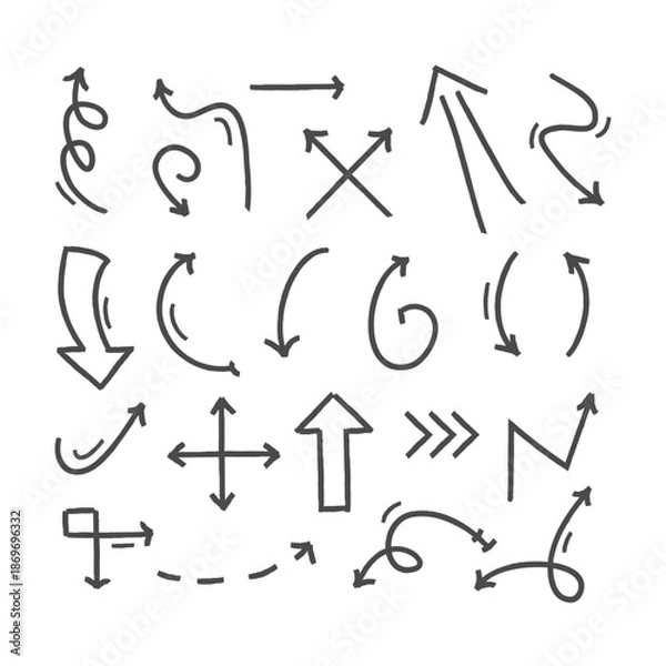 Obraz Simple text stating "vector file" on a clean white background, indicating a specific graphic type