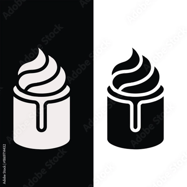 Obraz chocolate ice cream