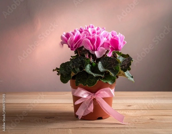 Fototapeta シクラメンの鉢