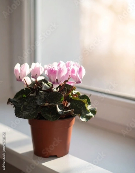 Fototapeta シクラメンの鉢