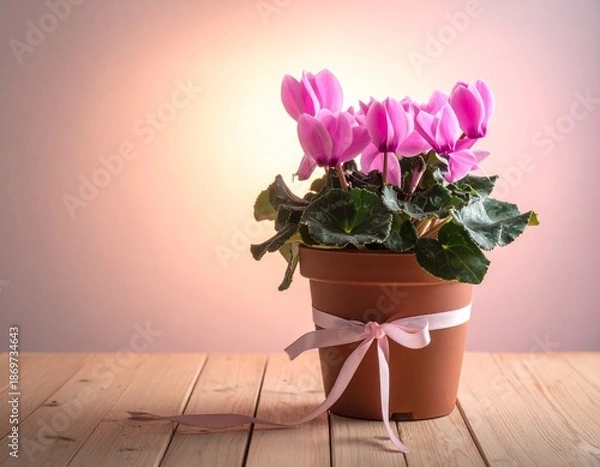 Fototapeta シクラメンの鉢