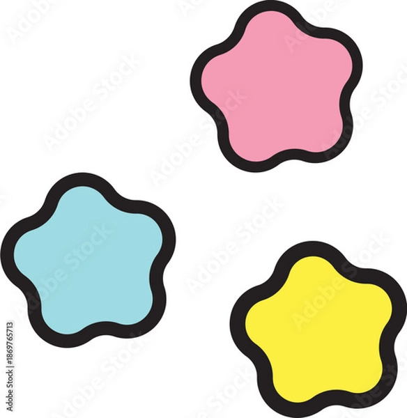 Obraz set of vector frames