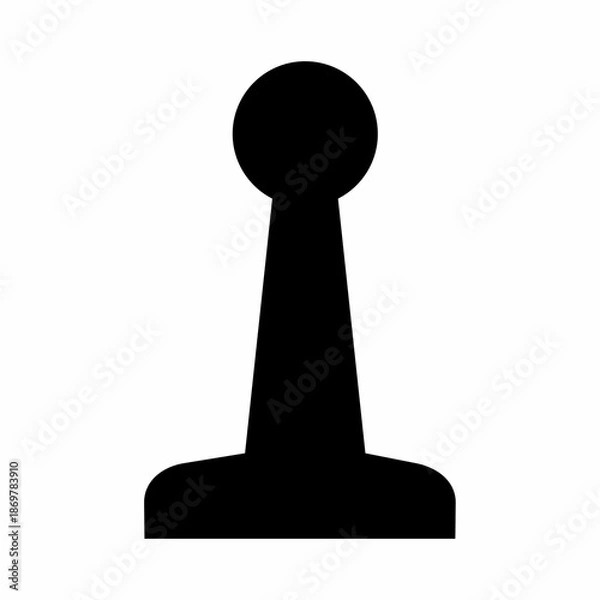 Obraz Antenna Silhouette Flat Icon Image