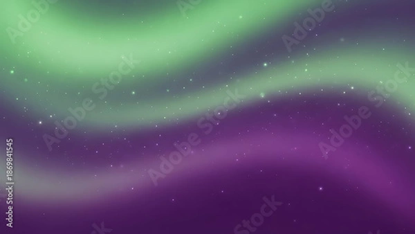 Obraz Mesmerizing aurora borealis display