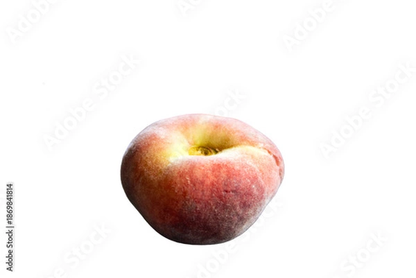 Obraz isolated flat peach with transparent background