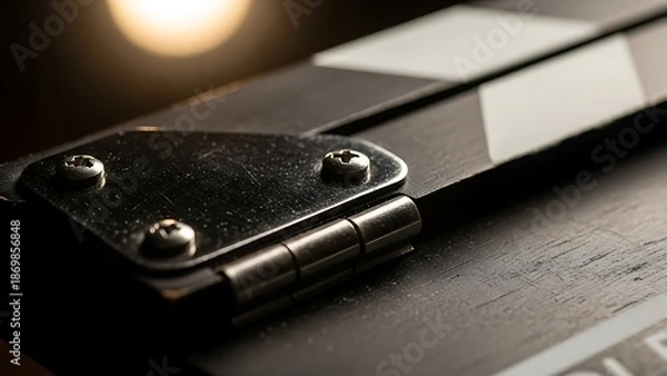 Obraz Clapperboard For Filmmaking Production Scene