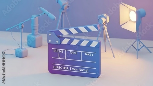 Obraz Filmmaking Production Equipment Setup