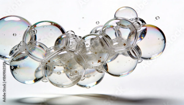 Obraz Soap Bubbles Group Macro