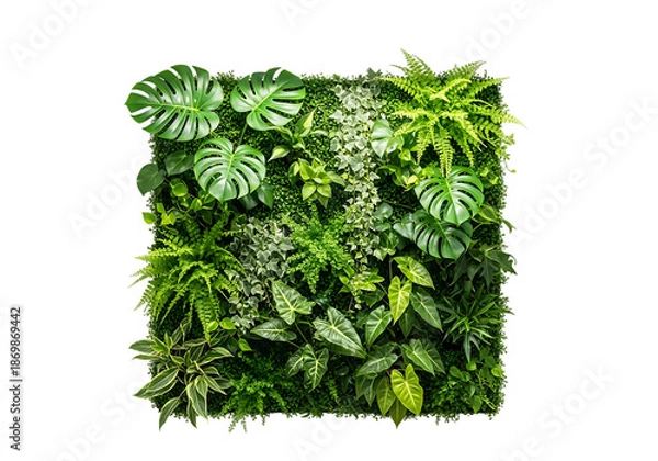 Obraz Lush indoor vertical garden