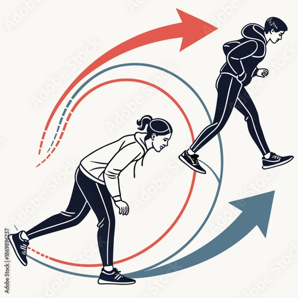 Obraz Energy flow abstract background