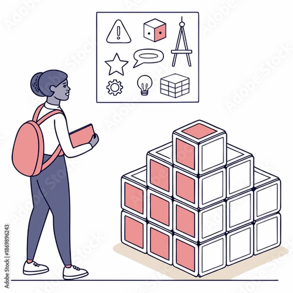 Obraz Educational abstract background