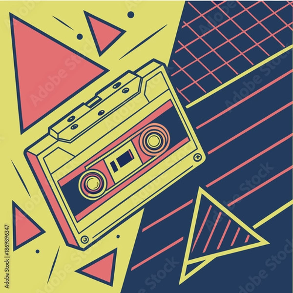 Obraz Retro 80s Geometry