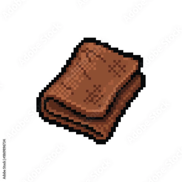 Fototapeta Pixel Art Leather Hide Sprite