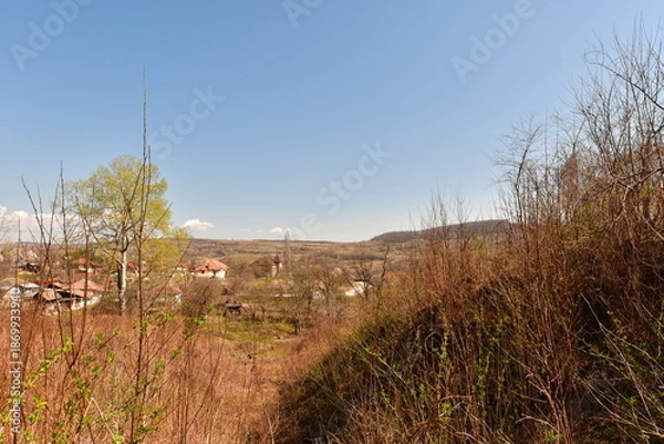Obraz landscape with a river