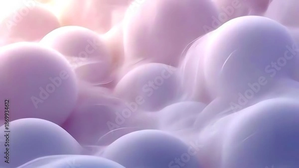 Fototapeta A smooth, modern bubble pattern.