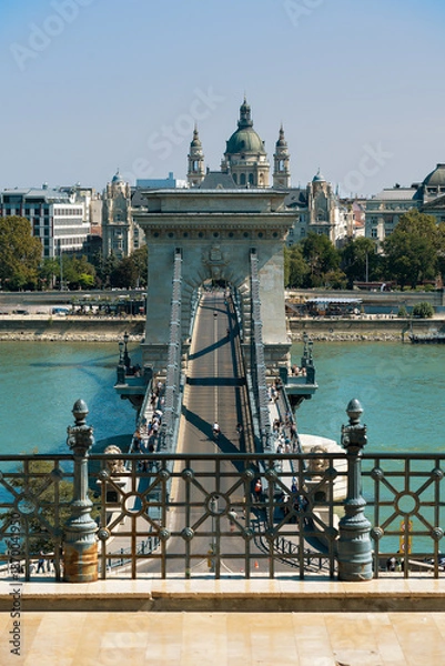 Obraz Chain bridge in budapest