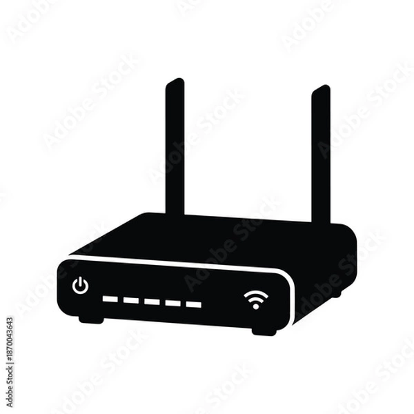 Obraz Data hard disk symbol silhouette