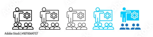 Obraz Briefing defferent icon