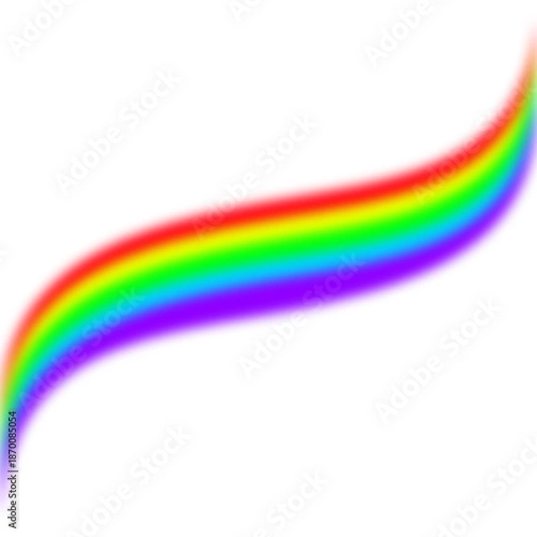 Fototapeta Blurred Rainbow